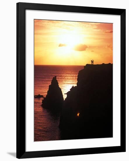 Cabo Rojo at Sunset, Puerto Rico-Greg Johnston-Framed Photographic Print