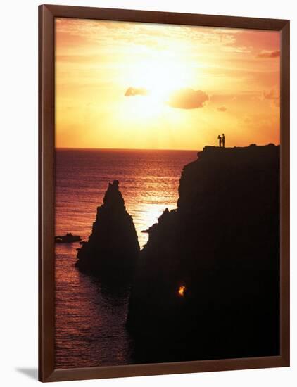 Cabo Rojo at Sunset, Puerto Rico-Greg Johnston-Framed Photographic Print