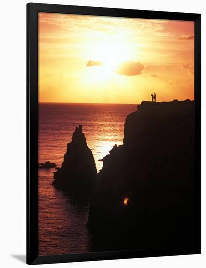 Cabo Rojo at Sunset, Puerto Rico-Greg Johnston-Framed Photographic Print