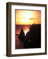 Cabo Rojo at Sunset, Puerto Rico-Greg Johnston-Framed Photographic Print