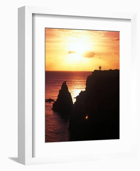 Cabo Rojo at Sunset, Puerto Rico-Greg Johnston-Framed Photographic Print