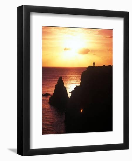 Cabo Rojo at Sunset, Puerto Rico-Greg Johnston-Framed Premium Photographic Print