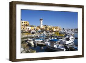 Cabo San Lucas Marina, Baja California, Mexico, North America-Peter Groenendijk-Framed Photographic Print