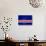 Cabo Verde Flag Design with Wood Patterning - Flags of the World Series-Philippe Hugonnard-Stretched Canvas displayed on a wall