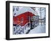 Caboose Lodging at Izaak Walton Lodge, Essex, Montana, USA-Chuck Haney-Framed Photographic Print