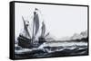 Cabot's Discovery of Newfoundland in 1497-Andrew Howat-Framed Stretched Canvas