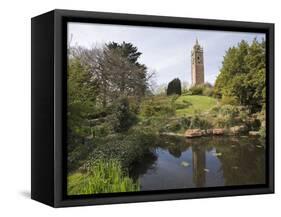 Cabot Tower, Brandon Hill Park, Bristol, Avon, England, United Kingdom, Europe-Jean Brooks-Framed Stretched Canvas