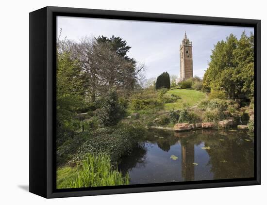 Cabot Tower, Brandon Hill Park, Bristol, Avon, England, United Kingdom, Europe-Jean Brooks-Framed Stretched Canvas