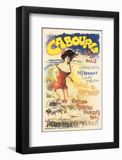 Cabourg, La Plus Belle Plage-null-Framed Art Print