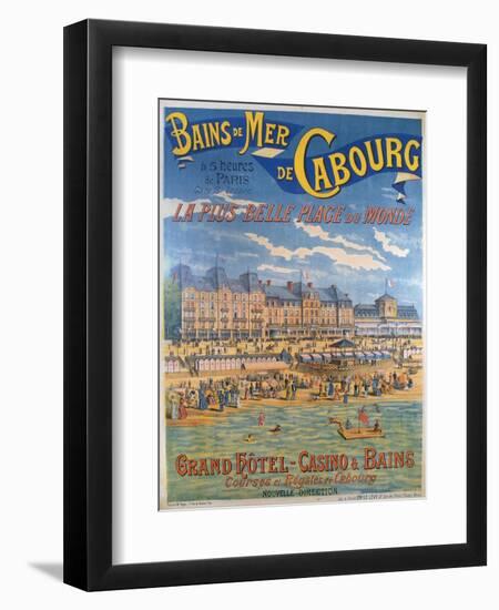 Cabourg Poster-Emile Levy-Framed Giclee Print