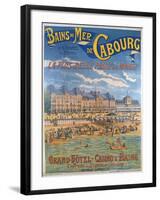 Cabourg Poster-Emile Levy-Framed Giclee Print