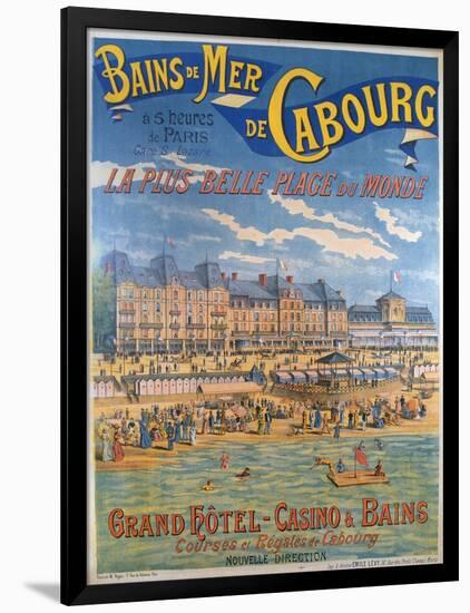 Cabourg Poster-Emile Levy-Framed Giclee Print