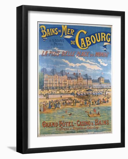 Cabourg Poster-Emile Levy-Framed Giclee Print