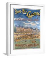 Cabourg Poster-Emile Levy-Framed Giclee Print