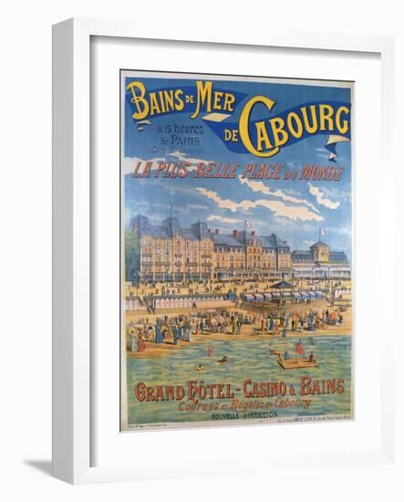 Cabourg Poster-Emile Levy-Framed Giclee Print