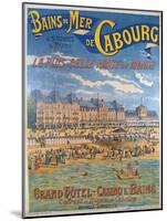 Cabourg Poster-Emile Levy-Mounted Giclee Print