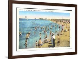 Cabrillo Beach, San Pedro, California-null-Framed Premium Giclee Print