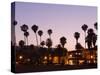 Cabrillo Boulevard, Santa Barbara Harbor, California, United States of America, North America-Richard Cummins-Stretched Canvas