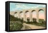 Cabrillo Bridge, Balboa Park, San Diego, California-null-Framed Stretched Canvas