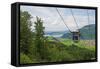 Cabrio Cable Car to Stanserhorn-Christian Kober-Framed Stretched Canvas