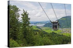 Cabrio Cable Car to Stanserhorn-Christian Kober-Stretched Canvas