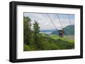 Cabrio Cable Car to Stanserhorn-Christian Kober-Framed Photographic Print