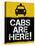 Cabs are Here Jersey Shore TV Print Poster-null-Stretched Canvas