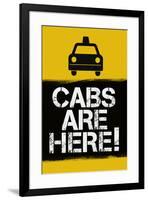 Cabs are Here - Jersey Shore TV-null-Framed Art Print