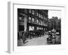 Cabs Outside of Tiffany and Co., New York City-null-Framed Photo