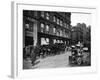 Cabs Outside of Tiffany and Co., New York City-null-Framed Photo