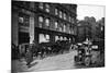 Cabs Outside of Tiffany and Co., New York City-null-Mounted Art Print