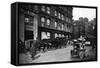 Cabs Outside of Tiffany and Co., New York City-null-Framed Stretched Canvas