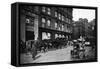 Cabs Outside of Tiffany and Co., New York City-null-Framed Stretched Canvas