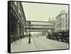 Cabs Waiting Outside Waterloo Station, Lambeth, London, 1930-null-Framed Stretched Canvas