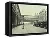 Cabs Waiting Outside Waterloo Station, Lambeth, London, 1930-null-Framed Stretched Canvas