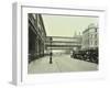 Cabs Waiting Outside Waterloo Station, Lambeth, London, 1930-null-Framed Photographic Print