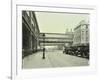 Cabs Waiting Outside Waterloo Station, Lambeth, London, 1930-null-Framed Photographic Print