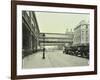 Cabs Waiting Outside Waterloo Station, Lambeth, London, 1930-null-Framed Photographic Print