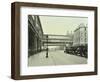 Cabs Waiting Outside Waterloo Station, Lambeth, London, 1930-null-Framed Photographic Print