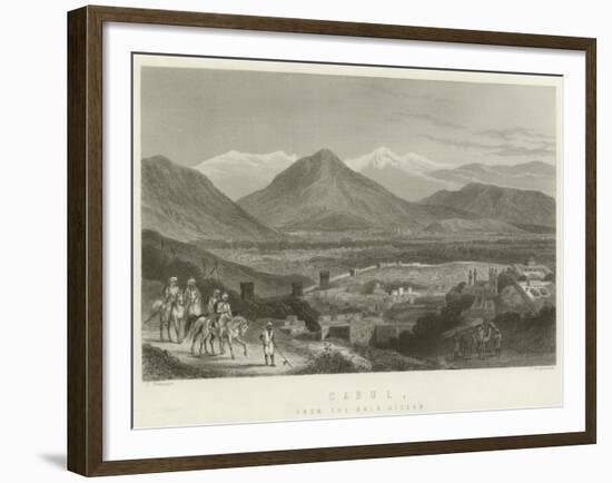 Cabul, from the Bala Hissar-J Ramage-Framed Giclee Print