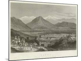 Cabul, from the Bala Hissar-J Ramage-Mounted Giclee Print