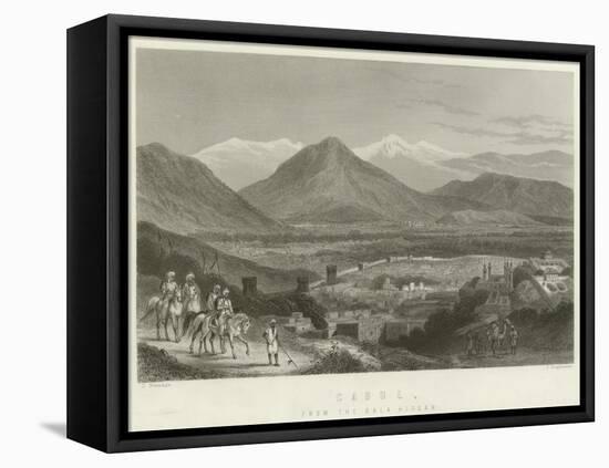 Cabul, from the Bala Hissar-J Ramage-Framed Stretched Canvas