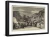 Cabul Illustrated, the Main Street in the Bazaar in the Fruit Season-null-Framed Giclee Print