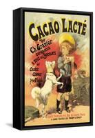 Cacao Lacte de Ch. Gravier Superieur-null-Framed Stretched Canvas