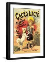 Cacao Lacte de Ch. Gravier Superieur-null-Framed Art Print