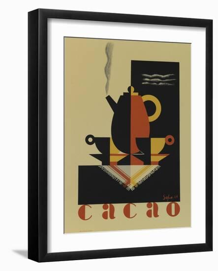 Cacao-Vintage Apple Collection-Framed Giclee Print