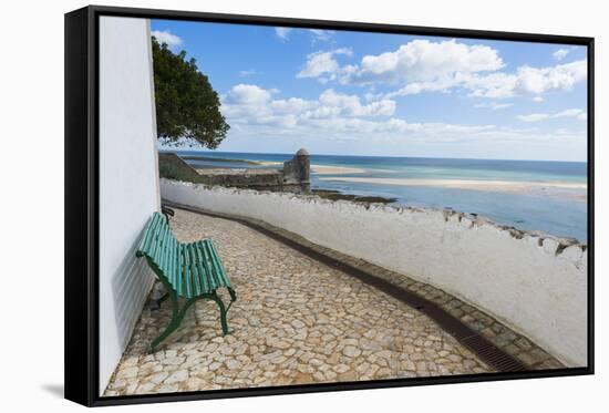 Cacelha Vela and Beach, Algarve, Portugal, Europe-G&M Therin-Weise-Framed Stretched Canvas