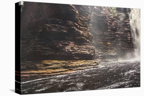 Cachoeira Buracao Waterfall in the Chapada Diamantina National Park-Alex Saberi-Stretched Canvas