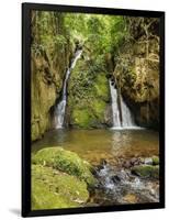 Cachoeira Indiana Jones, waterfall in Boa Esperanca de Cima, Nova Friburgo Municipality, State of R-Karol Kozlowski-Framed Photographic Print