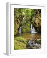 Cachoeira Indiana Jones, waterfall in Boa Esperanca de Cima, Nova Friburgo Municipality, State of R-Karol Kozlowski-Framed Photographic Print